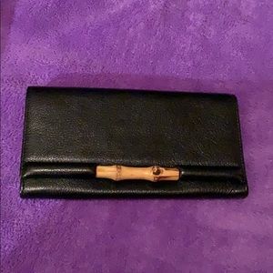 Authentic Vintage Bamboo Gucci wallet🖤